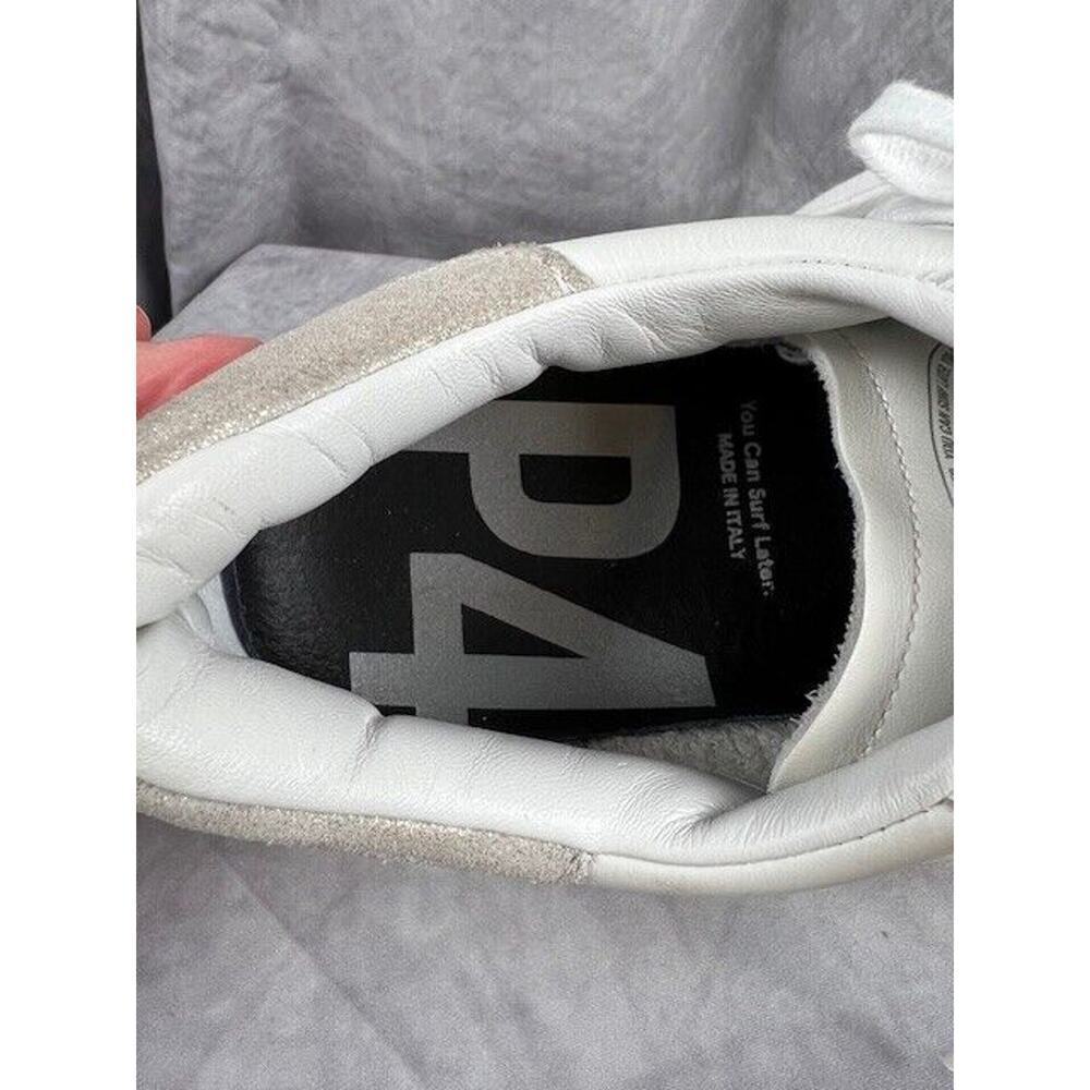 P448 Monza Sneaker Glitter White Womens Size US 9, EU 40 - Picture 6 of 9